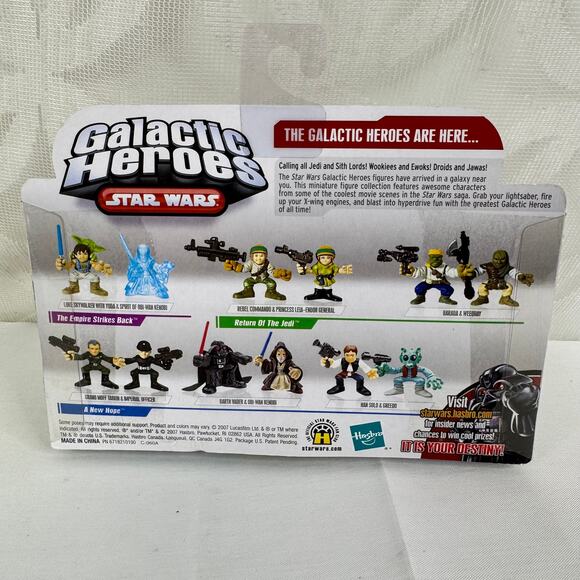 5 for $25| Star Wars Galactic Heroes Luke with Yoda Obi-Wan Kenobi Spirit - Picture 3 of 3